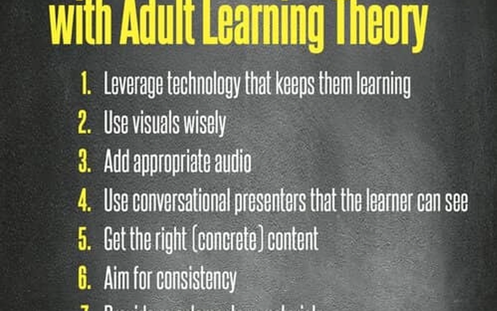 Adult learning techniques and training methodologies